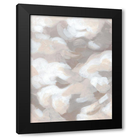Abstract Cumulus I Black Modern Wood Framed Art Print with Double Matting by Vess, June Erica