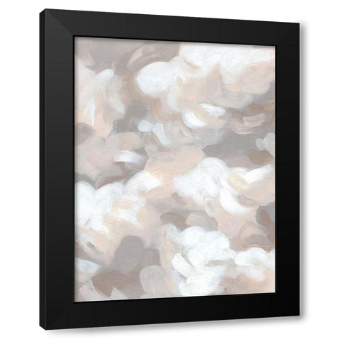 Abstract Cumulus II Black Modern Wood Framed Art Print by Vess, June Erica