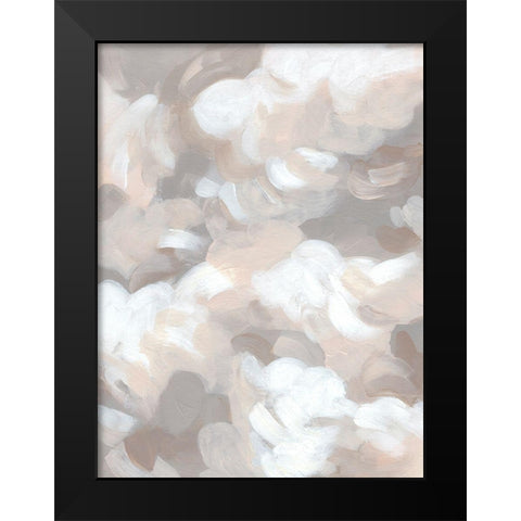 Abstract Cumulus II Black Modern Wood Framed Art Print by Vess, June Erica