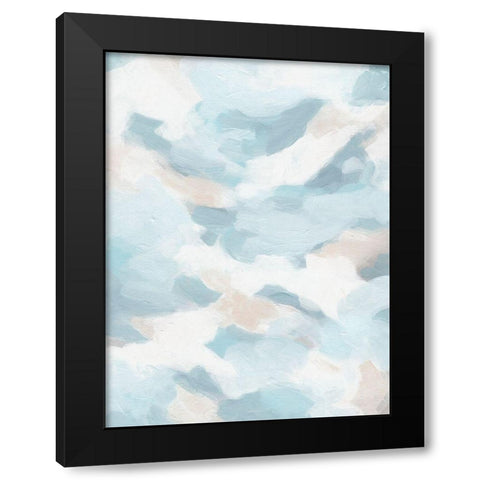 Sky Sweep II Black Modern Wood Framed Art Print by Vess, June Erica