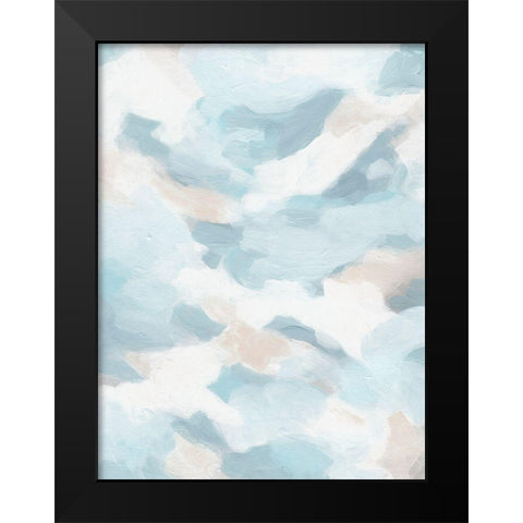 Sky Sweep II Black Modern Wood Framed Art Print by Vess, June Erica