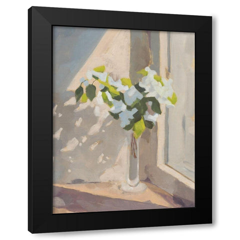 Window Bouquet I Black Modern Wood Framed Art Print by Green, Jacob