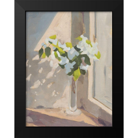 Window Bouquet I Black Modern Wood Framed Art Print by Green, Jacob
