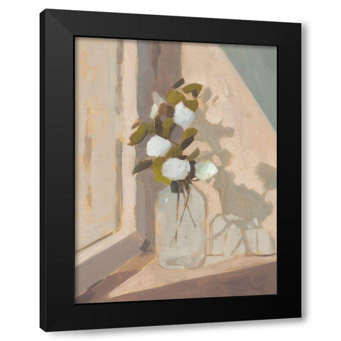 Window Bouquet II Black Modern Wood Framed Art Print by Green, Jacob