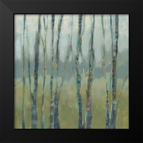 Transitional Treeline I Black Modern Wood Framed Art Print by Goldberger, Jennifer