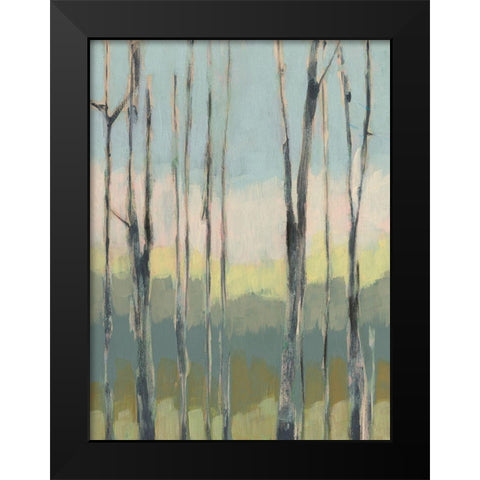 Horizon Through the Trees I Black Modern Wood Framed Art Print by Goldberger, Jennifer