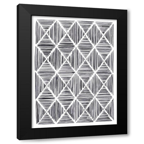 Vibrato IV Black Modern Wood Framed Art Print by Lam, Vanna