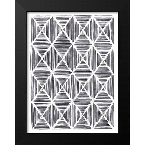Vibrato IV Black Modern Wood Framed Art Print by Lam, Vanna