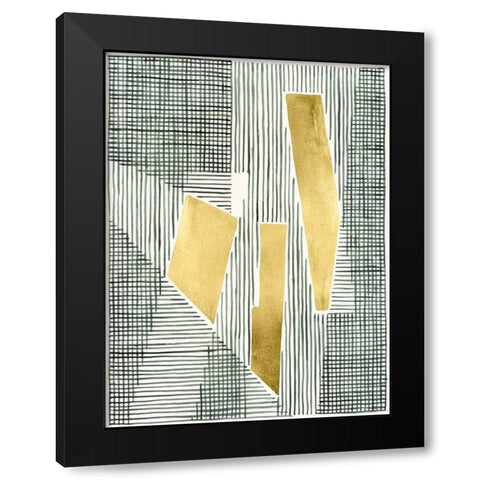Shadow Screen I Black Modern Wood Framed Art Print by Lam, Vanna