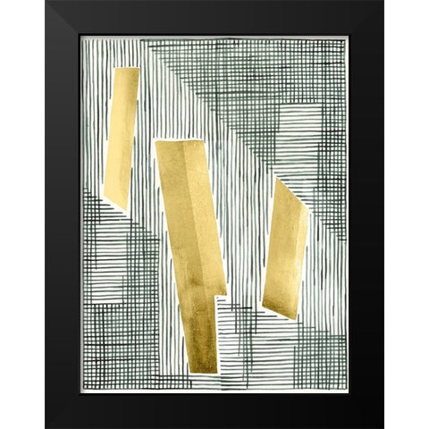 Shadow Screen II Black Modern Wood Framed Art Print by Lam, Vanna