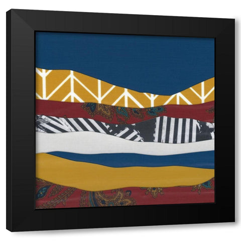 Mountain Series #122 Black Modern Wood Framed Art Print with Double Matting by Rau, Lorelle