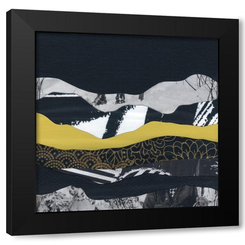 Mountain Series #149 Black Modern Wood Framed Art Print by Rau, Lorelle