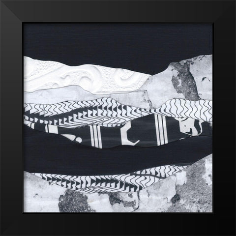 Mountain Series #180 Black Modern Wood Framed Art Print by Rau, Lorelle