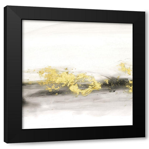 Gold on the Horizon III Black Modern Wood Framed Art Print with Double Matting by Harper, Ethan