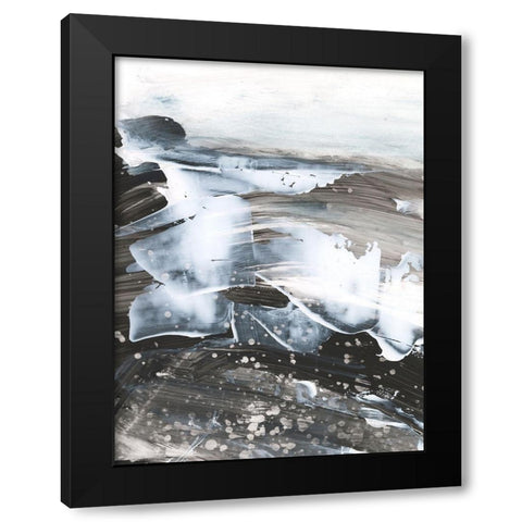 Blizzard Conditions II Black Modern Wood Framed Art Print by Harper, Ethan