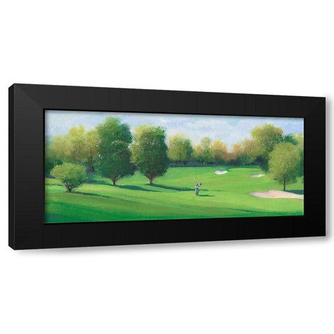 Fairway Shot I Black Modern Wood Framed Art Print by OToole, Tim