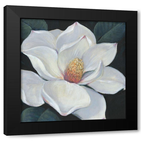 Blooming Magnolia II Black Modern Wood Framed Art Print by OToole, Tim