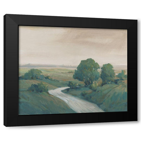 Running Creek II Black Modern Wood Framed Art Print with Double Matting by OToole, Tim