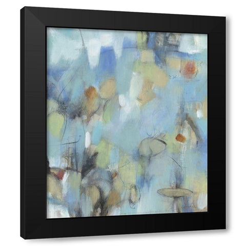 Mingle II Black Modern Wood Framed Art Print with Double Matting by OToole, Tim