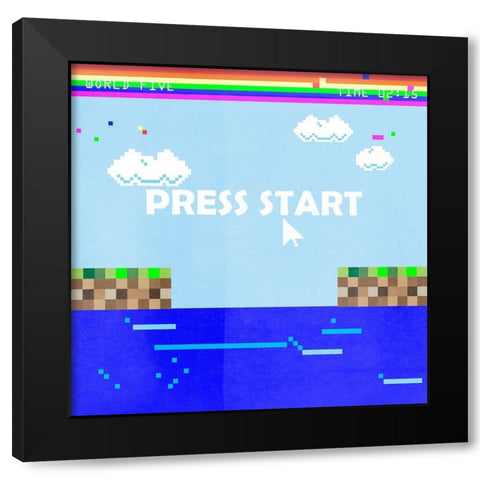 Level Up II Black Modern Wood Framed Art Print by Parker, Jennifer Paxton