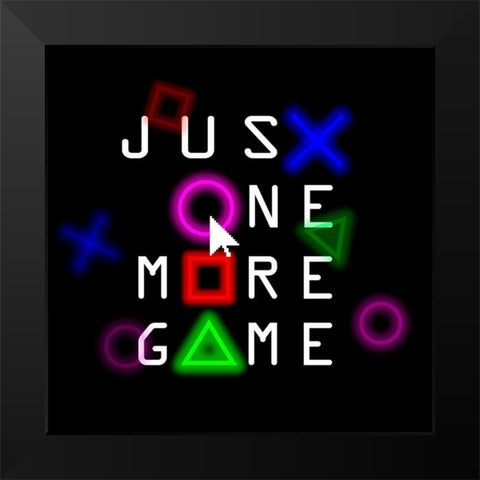 Level Up III Black Modern Wood Framed Art Print by Parker, Jennifer Paxton