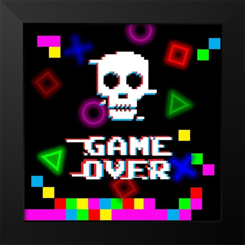 Level Up IV Black Modern Wood Framed Art Print by Parker, Jennifer Paxton