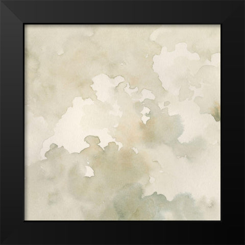 Warm Clouds Abstract I Black Modern Wood Framed Art Print by Caroline, Emma