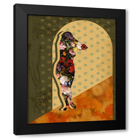 Goddess of the Flora I Black Modern Wood Framed Art Print with Double Matting by Popp, Grace