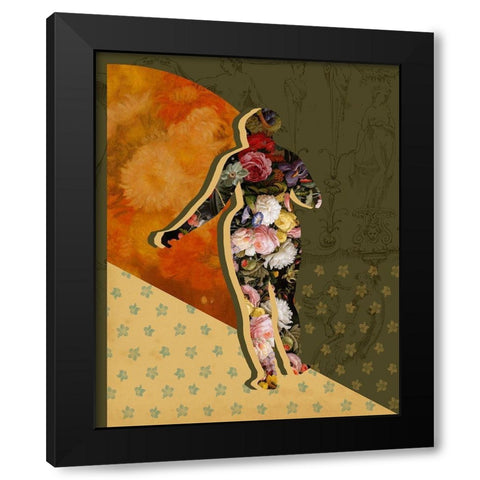 Goddess of the Flora II Black Modern Wood Framed Art Print with Double Matting by Popp, Grace