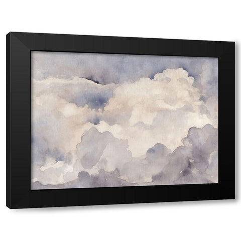Clouds in Neutral I Black Modern Wood Framed Art Print with Double Matting by Parker, Jennifer Paxton