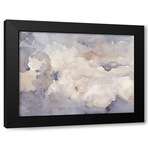 Clouds in Neutral II Black Modern Wood Framed Art Print by Parker, Jennifer Paxton