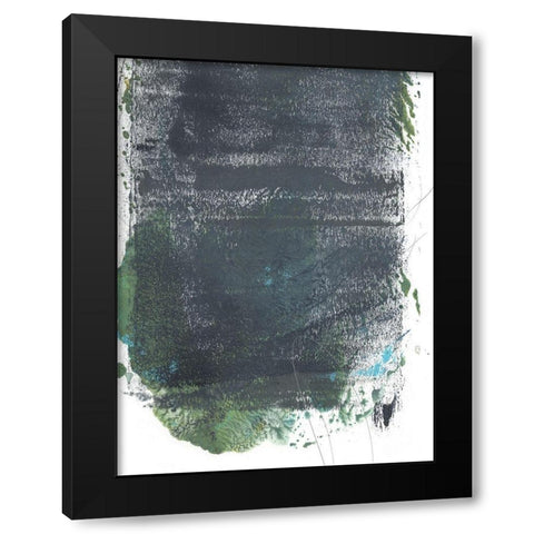 Roller Oxide IV Black Modern Wood Framed Art Print with Double Matting by Green, Jacob