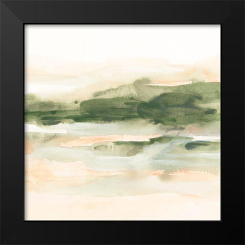 Marsh at Dusk I Black Modern Wood Framed Art Print by Vess, June Erica