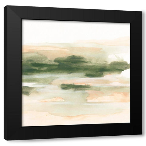Marsh at Dusk II Black Modern Wood Framed Art Print by Vess, June Erica