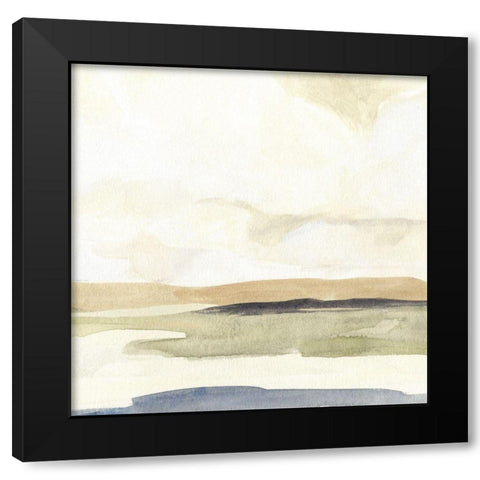 Slate Horizon II Black Modern Wood Framed Art Print by Warren, Annie