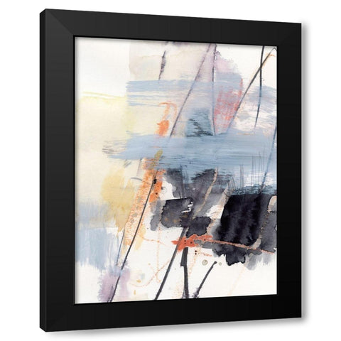 Foggy Swath II Black Modern Wood Framed Art Print with Double Matting by Barnes, Victoria