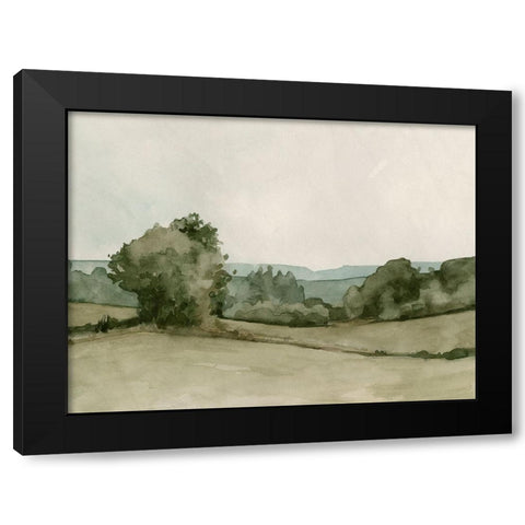 UA Vintage Views I Black Modern Wood Framed Art Print with Double Matting by Caroline, Emma