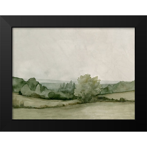 Vintage Views II Black Modern Wood Framed Art Print by Caroline, Emma