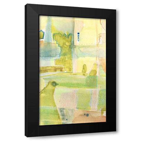 Pastel Bond I Black Modern Wood Framed Art Print by Moore, Regina
