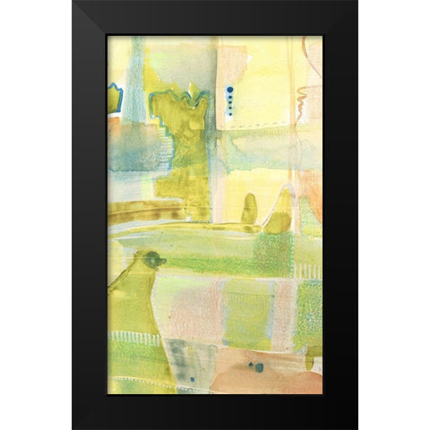 Pastel Bond I Black Modern Wood Framed Art Print by Moore, Regina