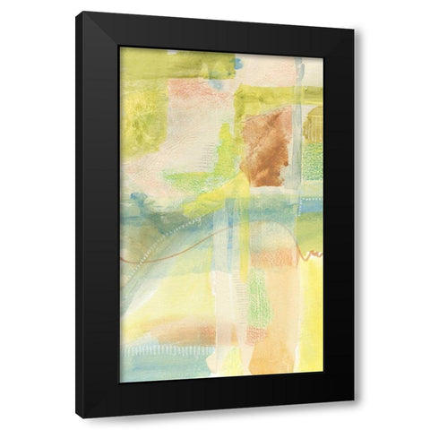 Pastel Bond III Black Modern Wood Framed Art Print by Moore, Regina