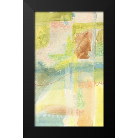 Pastel Bond III Black Modern Wood Framed Art Print by Moore, Regina