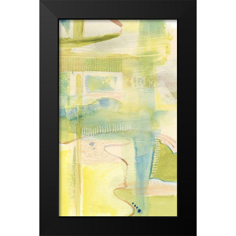 Pastel Bond IV Black Modern Wood Framed Art Print by Moore, Regina