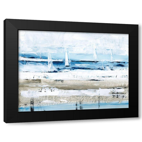 Sea Gaze I Black Modern Wood Framed Art Print with Double Matting by Harper, Ethan