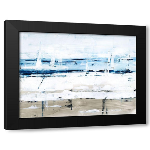 Sea Gaze II Black Modern Wood Framed Art Print with Double Matting by Harper, Ethan