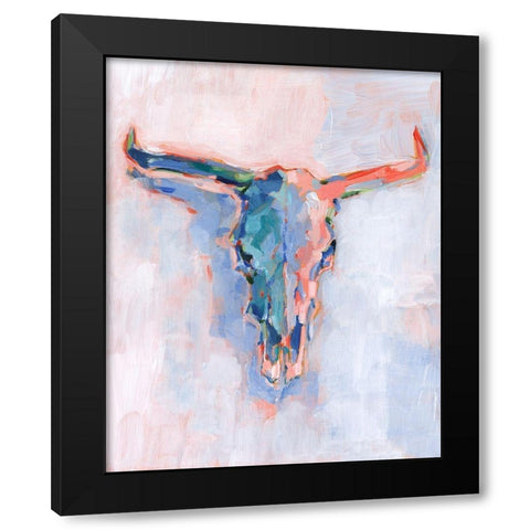 Modern Western II Black Modern Wood Framed Art Print with Double Matting by Harper, Ethan