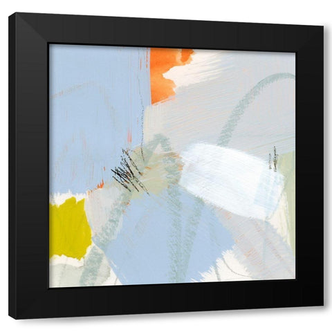 Colorful Crop II Black Modern Wood Framed Art Print with Double Matting by Barnes, Victoria