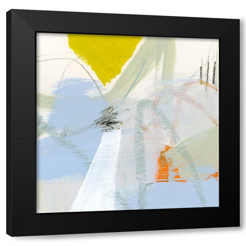 Colorful Crop III Black Modern Wood Framed Art Print with Double Matting by Barnes, Victoria