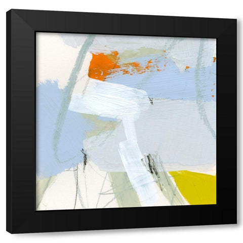 Colorful Crop IV Black Modern Wood Framed Art Print with Double Matting by Barnes, Victoria