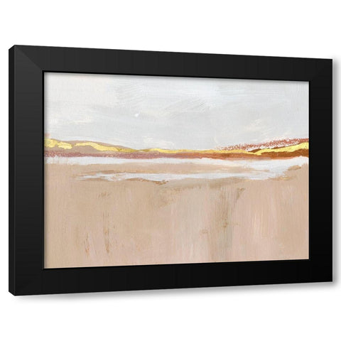 Gilded Expanse I Black Modern Wood Framed Art Print with Double Matting by Barnes, Victoria